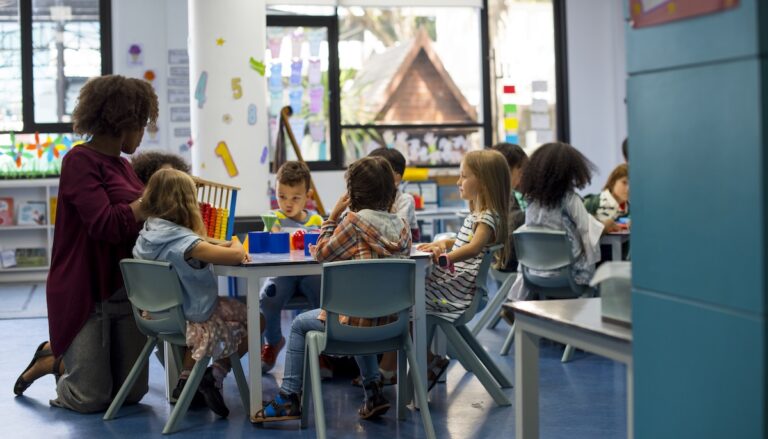 A class in a large daycare centre that may fall under Martyn's Law
